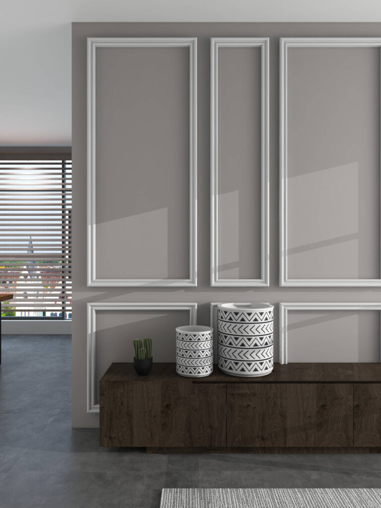 Suelos vinílicos spc acabado cerámico gris