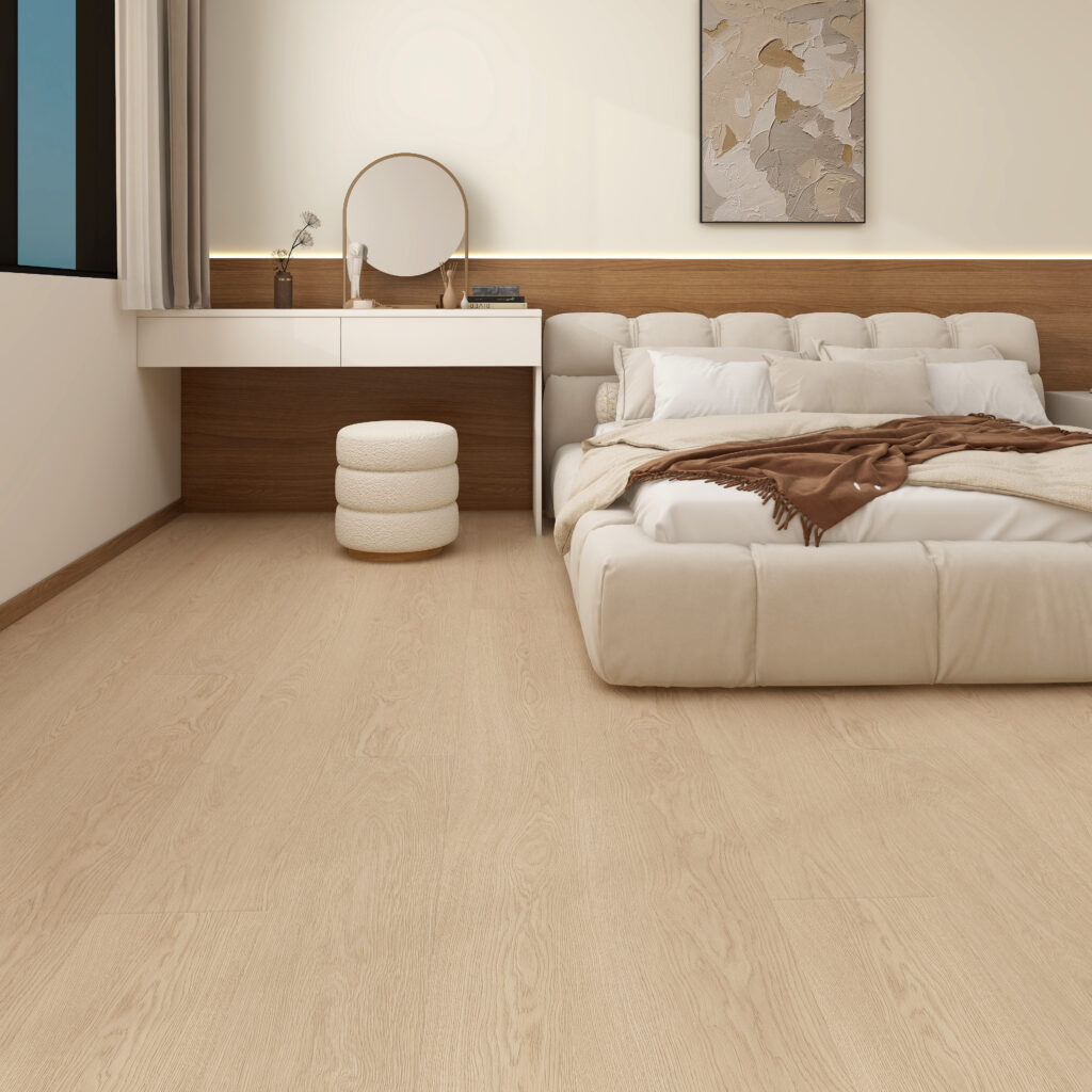 Suelos Vinílicos SPC acabado en madera color leucita, colección Terra nature Floor