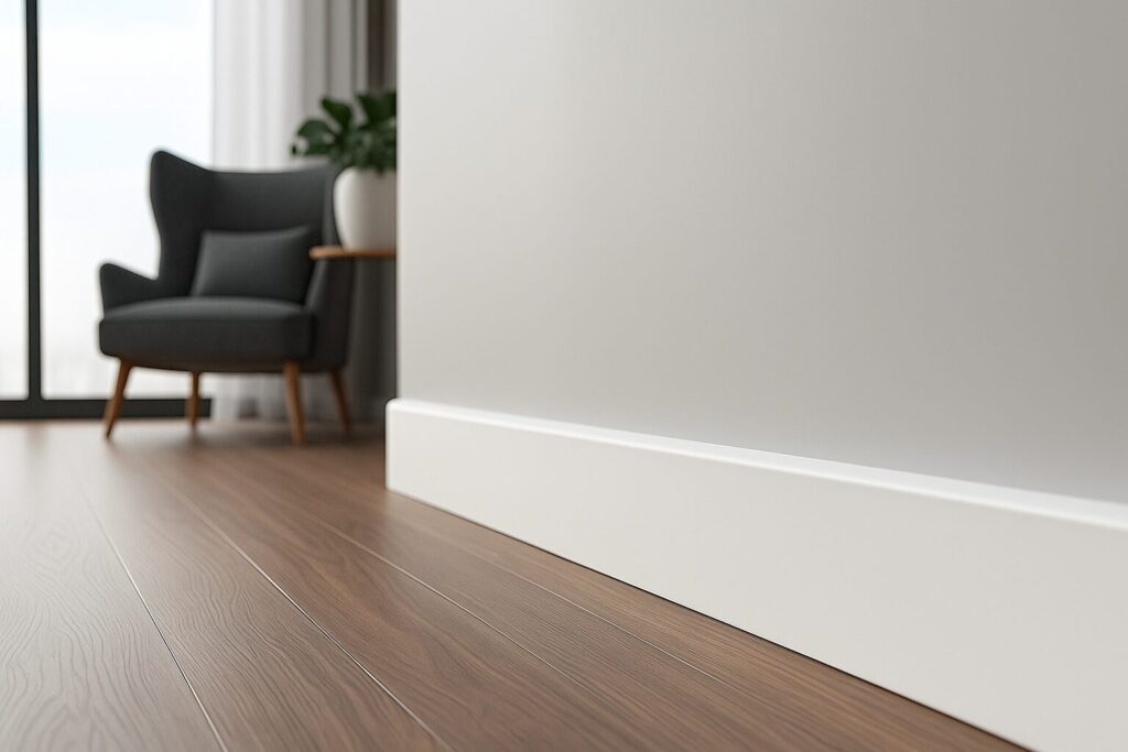 Rodapies SPC de Nature floor, 100% impermeable