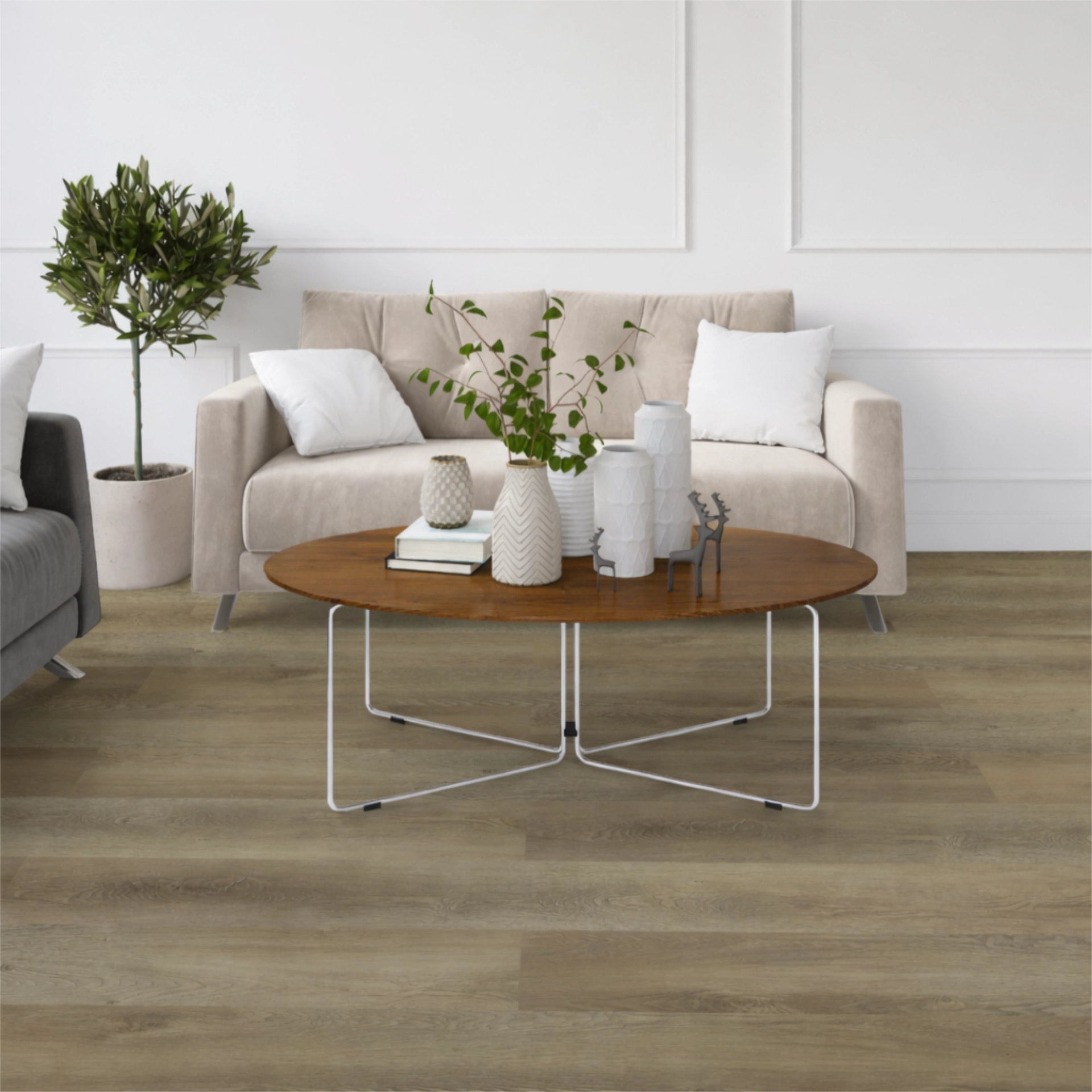 Suelos Vinílicos SPC de alta resistencia con acabado madera, modelo Sofía colección C-70 Nature Floor